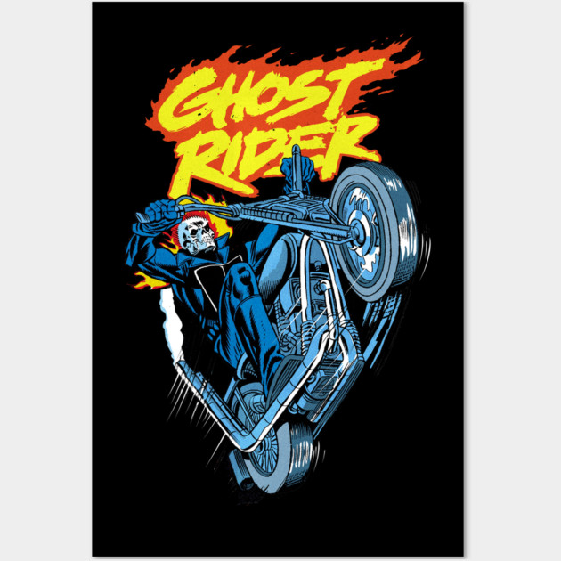 Ghost Rider Wall Art by OniSide