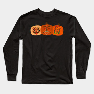 Jack-o-Tikis Long Sleeve T-Shirt