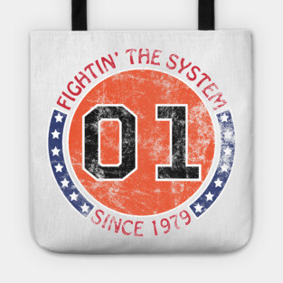Dukes of Hazzard - Fightin' The System Since 1979 Vintage (01 General Lee) Tote