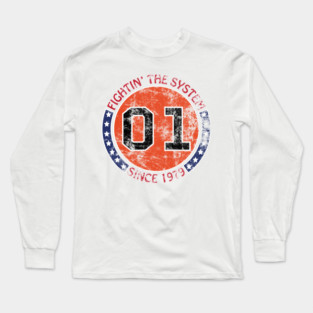 Dukes of Hazzard - Fightin' The System Since 1979 Vintage (01 General Lee) Long Sleeve T-Shirt