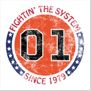 Dukes of Hazzard - Fightin' The System Since 1979 Vintage (01 General Lee) Posters and Art