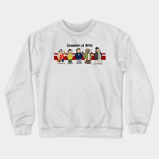 Evolution of Artie Lange Crewneck Sweatshirt
