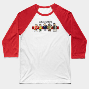Evolution of Artie Lange Baseball T-Shirt