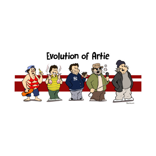 Evolution of Artie Lange by Mike Hampton Art
