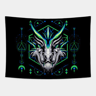 dragon art Tapestry