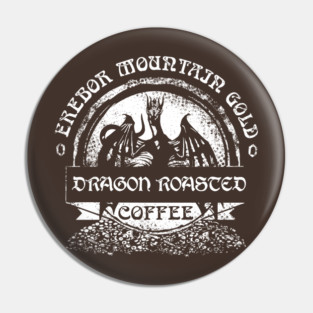 Erebor Mountain Gold Coffee Pin