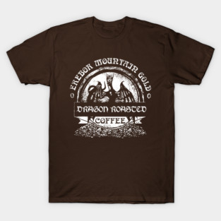 Erebor Mountain Gold Coffee T-Shirt