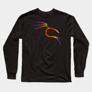 Kali Linux - Abstract Colours Long Sleeve T-Shirt