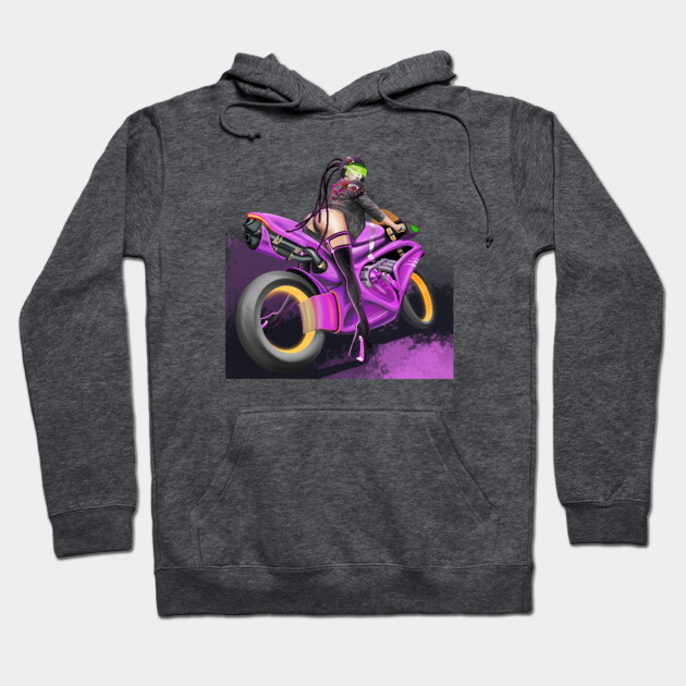 Cyberpunk girl Cyberpunk Hoodie TeePublic