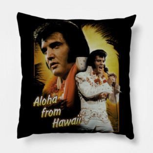 Aloha from hawaii elvis presley gift for fans Pillow