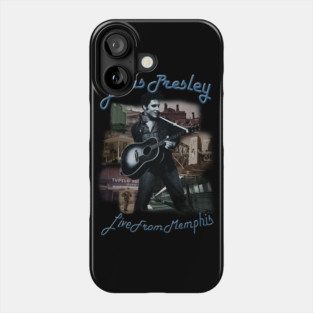 Live from memphis elvis presley gift for fans Phone Case