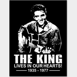 The king rock and roll elvis gift presley Posters and Art