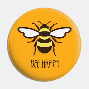 Bee Happy Pin