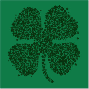 Shamrock Lucky St. Patrick's Day Posters and Art