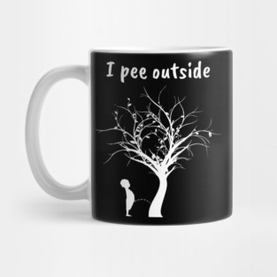 I pee outside Mug