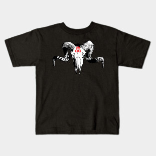 Sigil Of Leviathan Goat Skull Kids T-Shirt