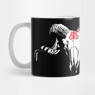 Sigil Of Leviathan Goat Skull Mug