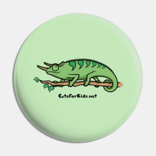 CuteForKids - Jackson's Chameleon - Branded Pin