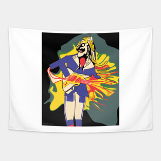 Guitar Player Tapestry