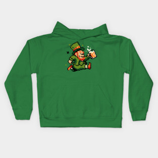 Leprechaun St. Patrick's Day Kids Hoodie