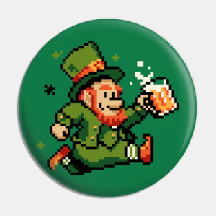Leprechaun St. Patrick's Day Pin