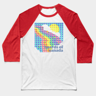 Retro 70s Style Boards Of Canada Fan Art Baseball T-Shirt