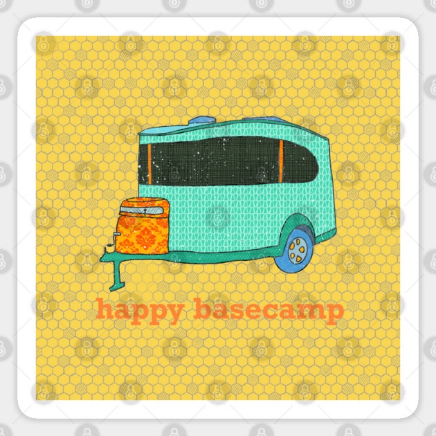 Happy Basecamp, honey Sticker by Camp Happy Hour