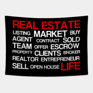 The Real Estate Words Tapestry