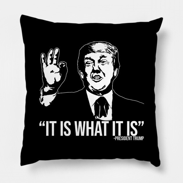 It Is What It Is Pillow by belownormal