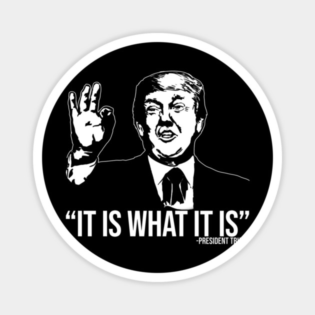 It Is What It Is Magnet by belownormal