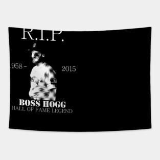 RIP Boss Hogg Tapestry