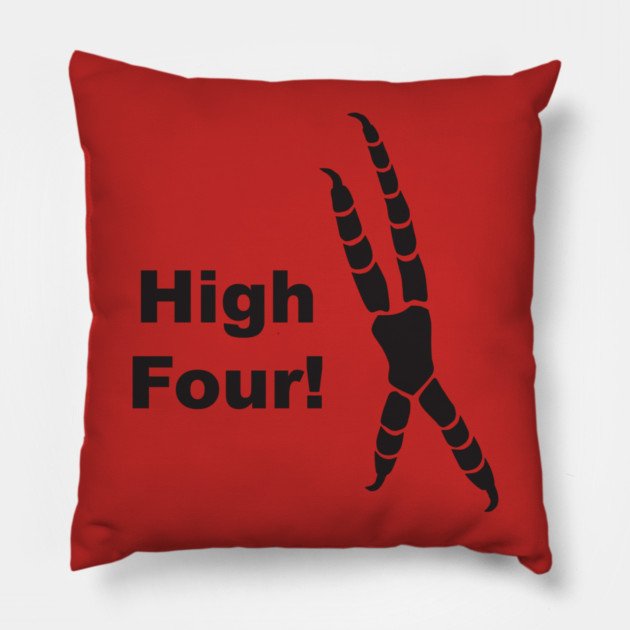 High Four Parrot Foot Pillow by Einstein Parrot