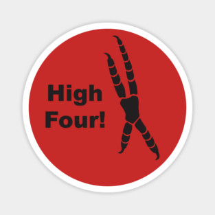 High Four Parrot Foot Magnet