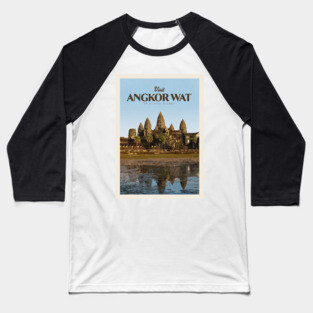 Visit Angkor Wat Baseball T-Shirt