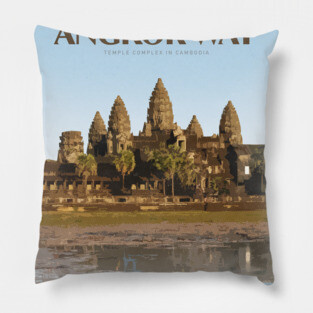 Visit Angkor Wat Pillow