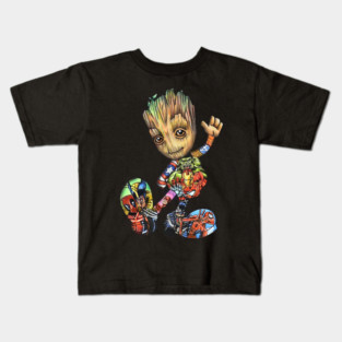 Image beautiful groot gift Kids T-Shirt
