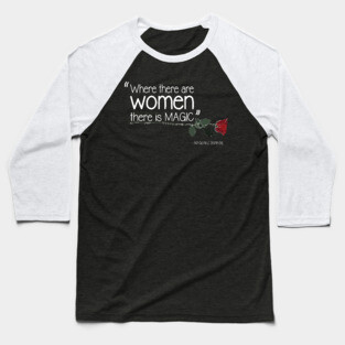 Women Empowerment : Red Rose Edition Baseball T-Shirt