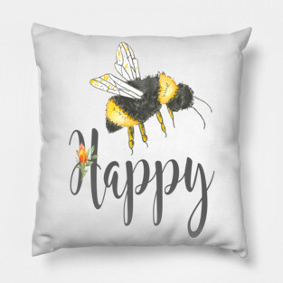 Bee happy Pillow
