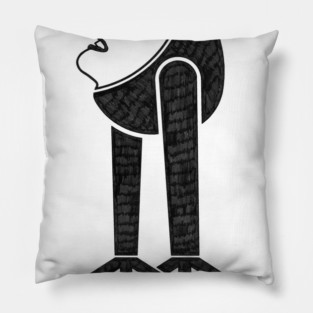 Reflections (Transparent Face) Pillow