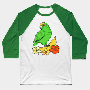 Tropical Parrot-ise Baseball T-Shirt