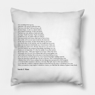 Sarah J. Maas Quotes Pillow