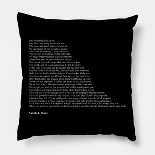 Sarah J. Maas Quotes Pillow
