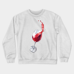 Red wine Crewneck Sweatshirt