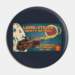 Spaceballs Matches Pin