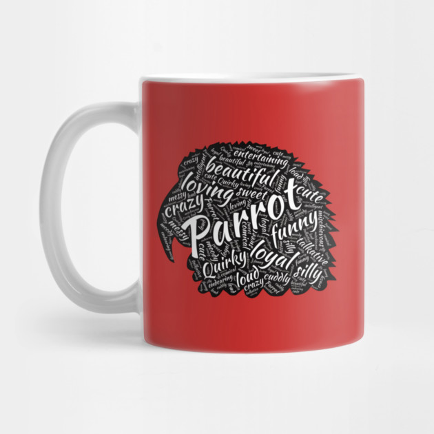 Parrot Head - Word Cloud by Einstein Parrot