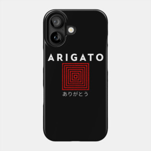 Arigato square Phone Case