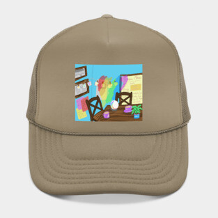Light Hearts Art Hat