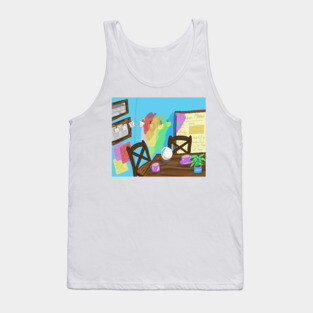 Light Hearts Art Tank Top