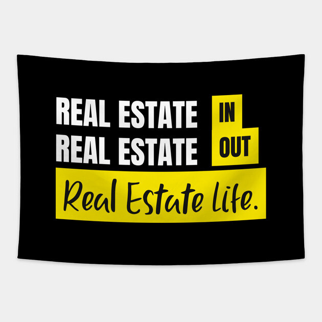 Real Estate IN-OUT Tapestry by REG