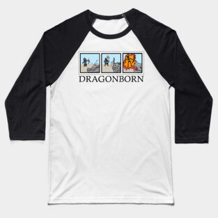 Dragonborn Archer Baseball T-Shirt